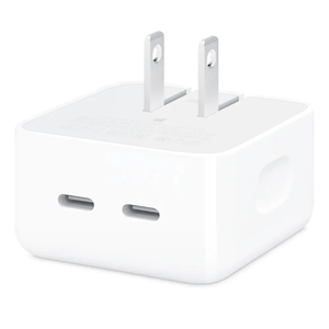 شارژر اپل 35 وات با پورت دوگانه Apple 35W Dual USB-C Port Compact Power Adapter