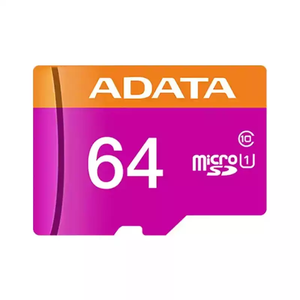 کارت حافظه‌ microSDXC ای دیتا مدل Premier کلاس 10 استاندارد UHS-I U1 سرعت 80MBps ظرفیت 64 گیگابایت به همراه آداپتور SD