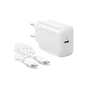 شارژر دیواری 20 وات انکر مدل B2347 دو پین به همراه کابل دو سر تایپ سی