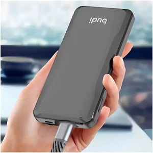 پاوربانک بودی مدل Budi PB0802B ظرفیت 10000 میلی آمپر-1