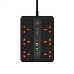 چند راهی و محافظ برق پرودو مدل PD_FWCH009-1