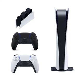 کنسول بازی سونی مدل PlayStation 5 دیجیتال + یک دسته مشکی + پایه شارژ دسته