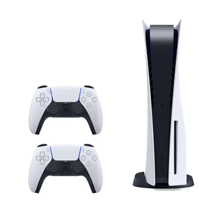 کنسول بازی سونی مدل PlayStation 5 دیسک خور + یک دسته سفید