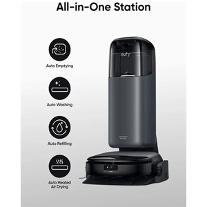 جاروی هوشمند رباتیک یوفی مدل Eufy Robot Vacuum Omni S1 with All-in-One Station T2071-1