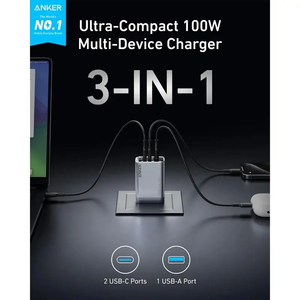 شارژر دیواری 100 وات انکر مدل A2688-1