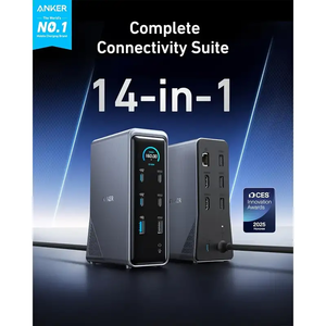 هاب شارژ 14 پورت 160 وات انکر Anker Prime Docking Station 14-Port 160W A83B6-1